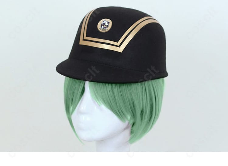 帽子全体のディテール。クラウンの形状とブリムの曲線