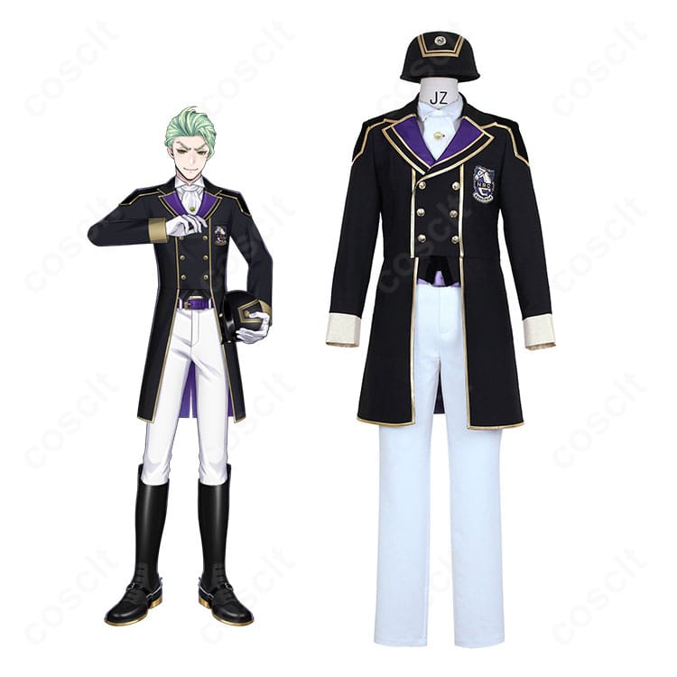 セベク・ジグボルト クラブ・ウェアの着用全身イメージ。コートと帽子、徽章まで再現したフルコーデ