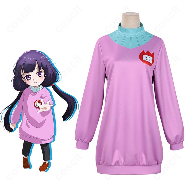 カヤちゃんはコワくないのカヤのコスプレ衣装を着用した全身イメージ