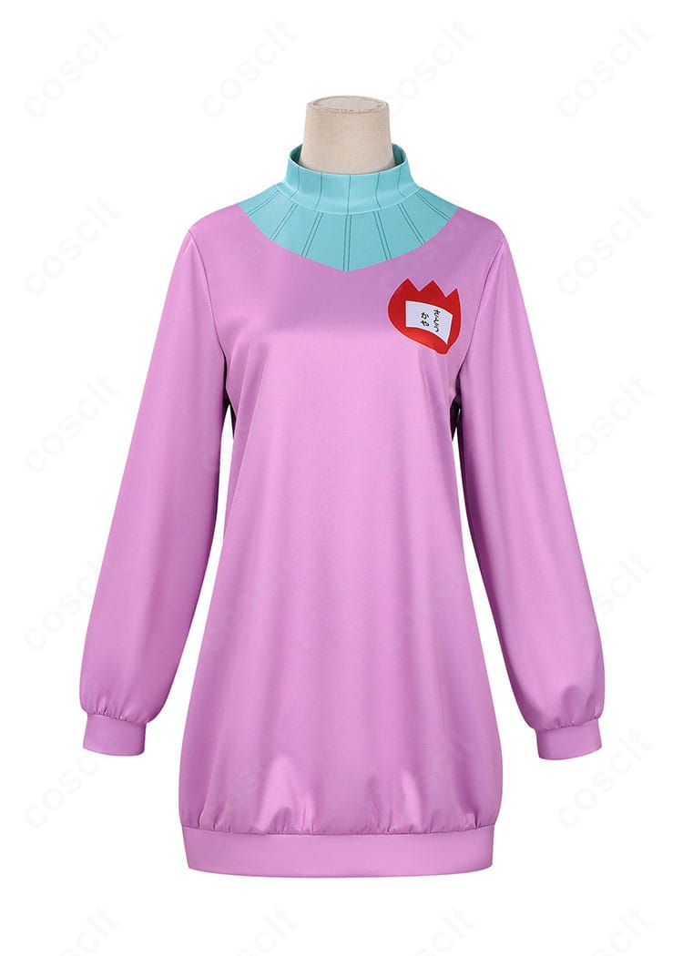 カヤのコスプレ衣装の正面全体カット(シルエットと配色)