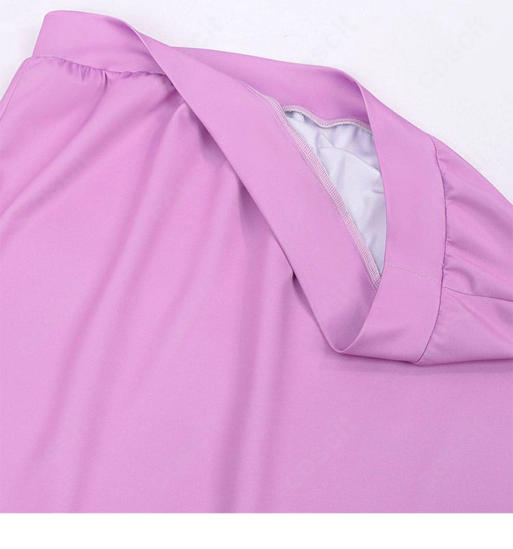 カヤのコスプレ衣装・裾まわり装飾と縫製のディテール