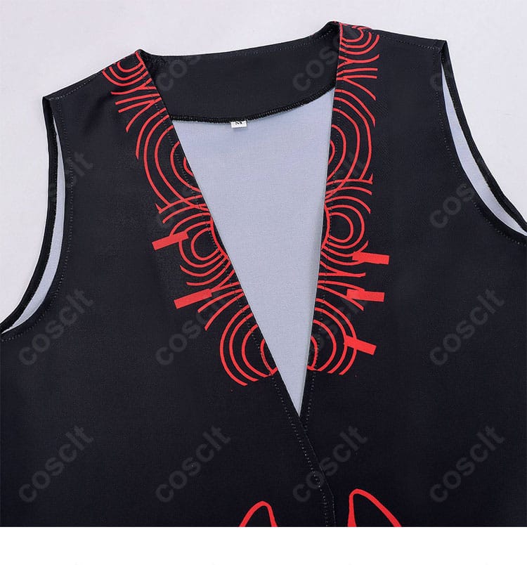 ベスト襟ぐりの装飾ディテール（Vラインの仕上げ）