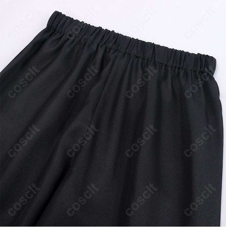 パンツのウエスト部分ディテール（ベルトループ・ステッチ）