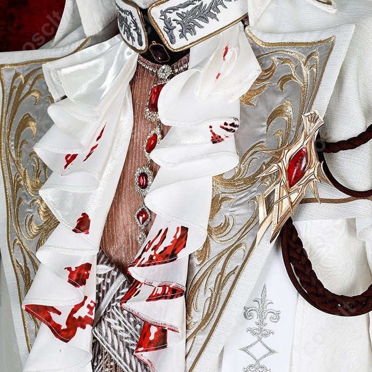 恋と深空・シン 銀翼の悪魔/野を裁く赤月 コスプレ衣装｜高再現で撮影映え、長時間も快適 - 2枚目の画像