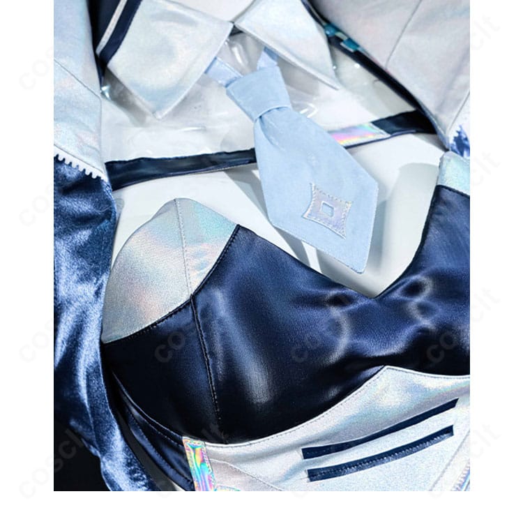 ニュージャージー 衣装の襟元と装飾パーツのアップ