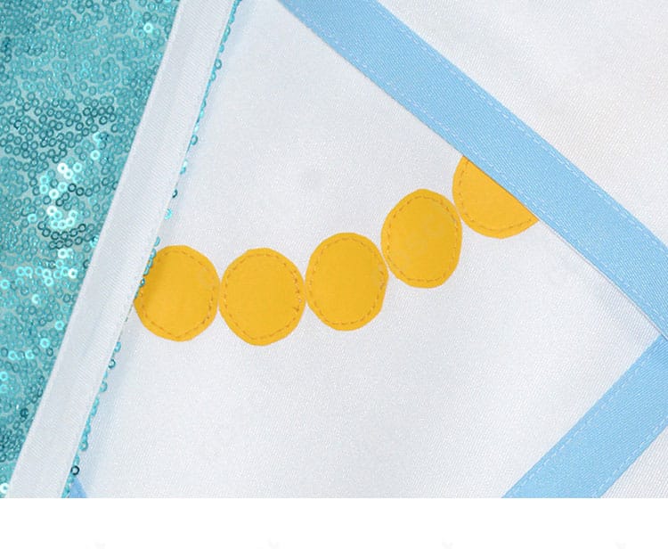 津島善子『聖なるリトルデーモン』コスプレ スカート裾の装飾ディテール