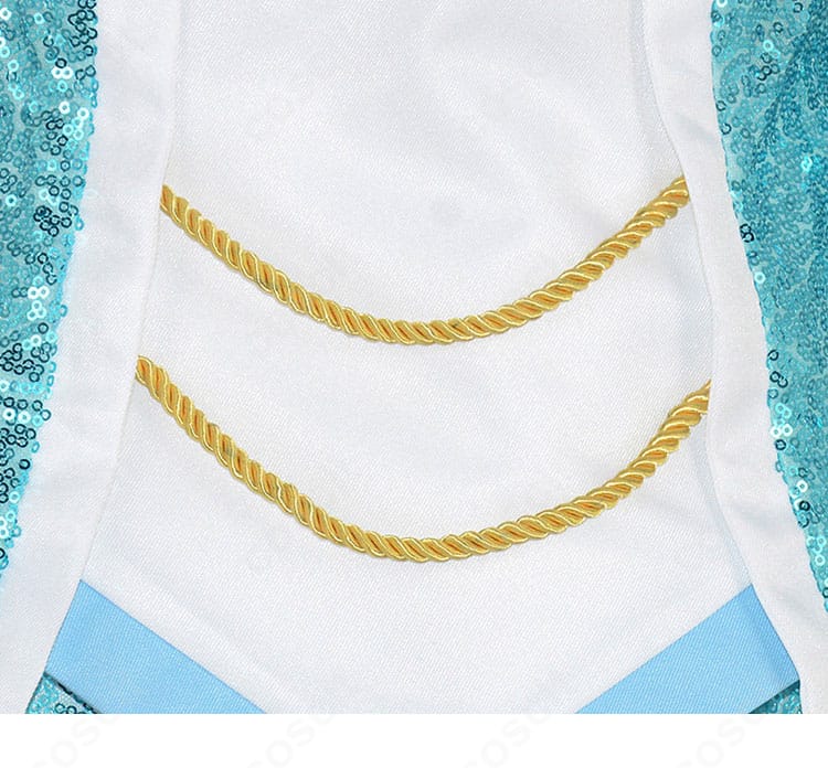 前立て部分の装飾とボタン周りのディテール