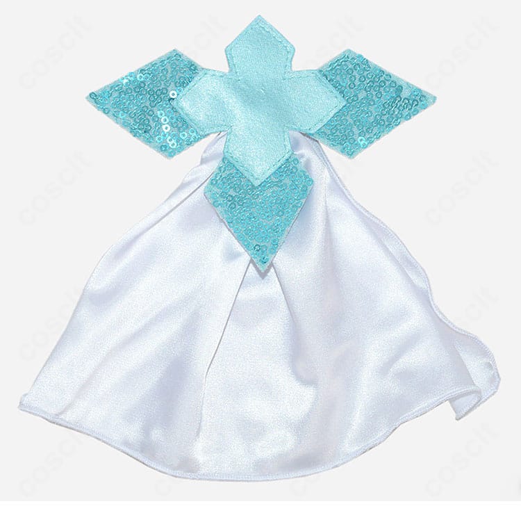 髪飾り全体の装飾ディテール（カラー・留め具）