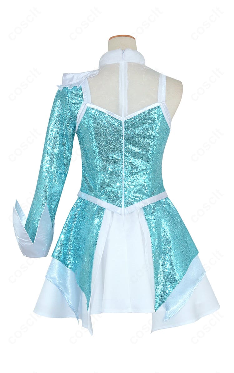 背面の大型リボン装飾と取り付け部のディテール