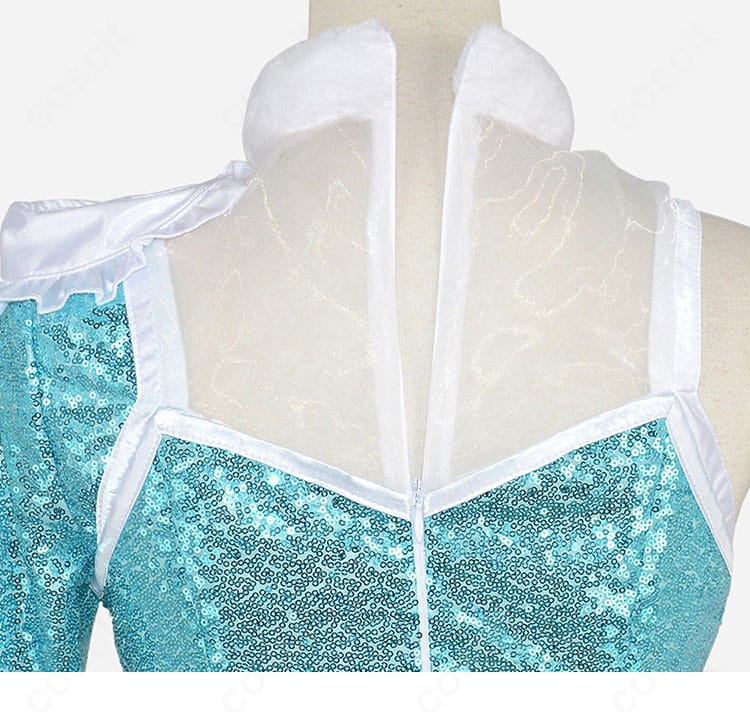 背面ファスナー部分のクローズアップ（開閉仕様）