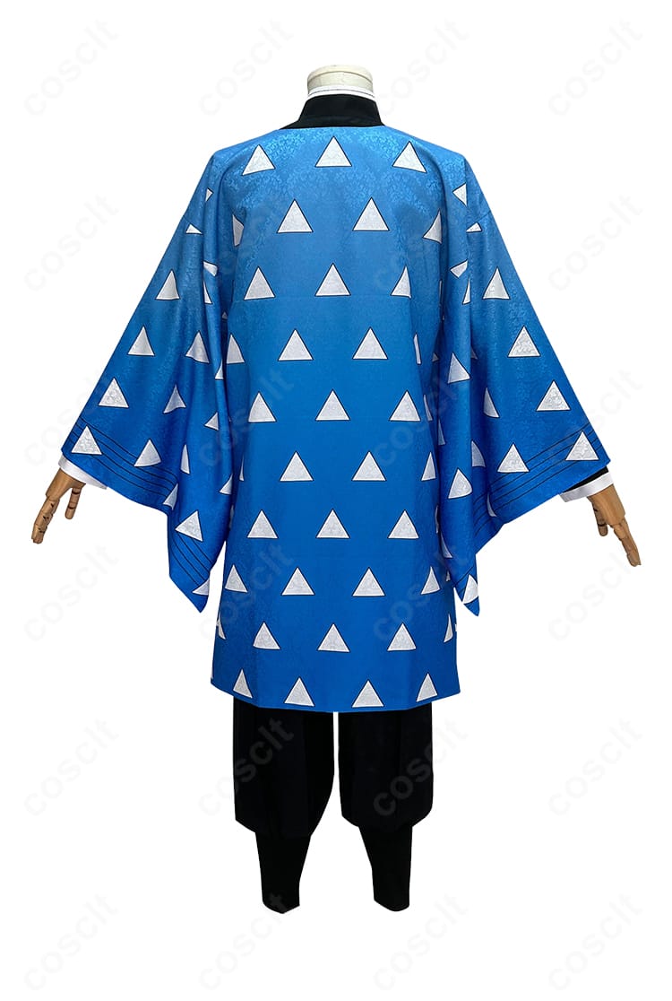 獪岳イメージの隊服セット・羽織を含む背面シルエット