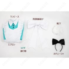 初音ミク 不思議の国ver. メイド服｜高発色ツイルで再現度と着心地を両立 - 5枚目の画像（サムネイル）