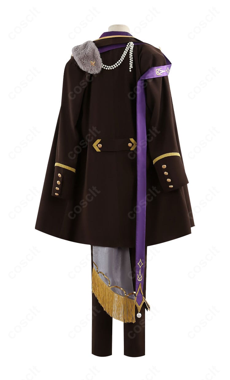 ロイヤルフラッシュ衣装の背面デザインと裾ライン