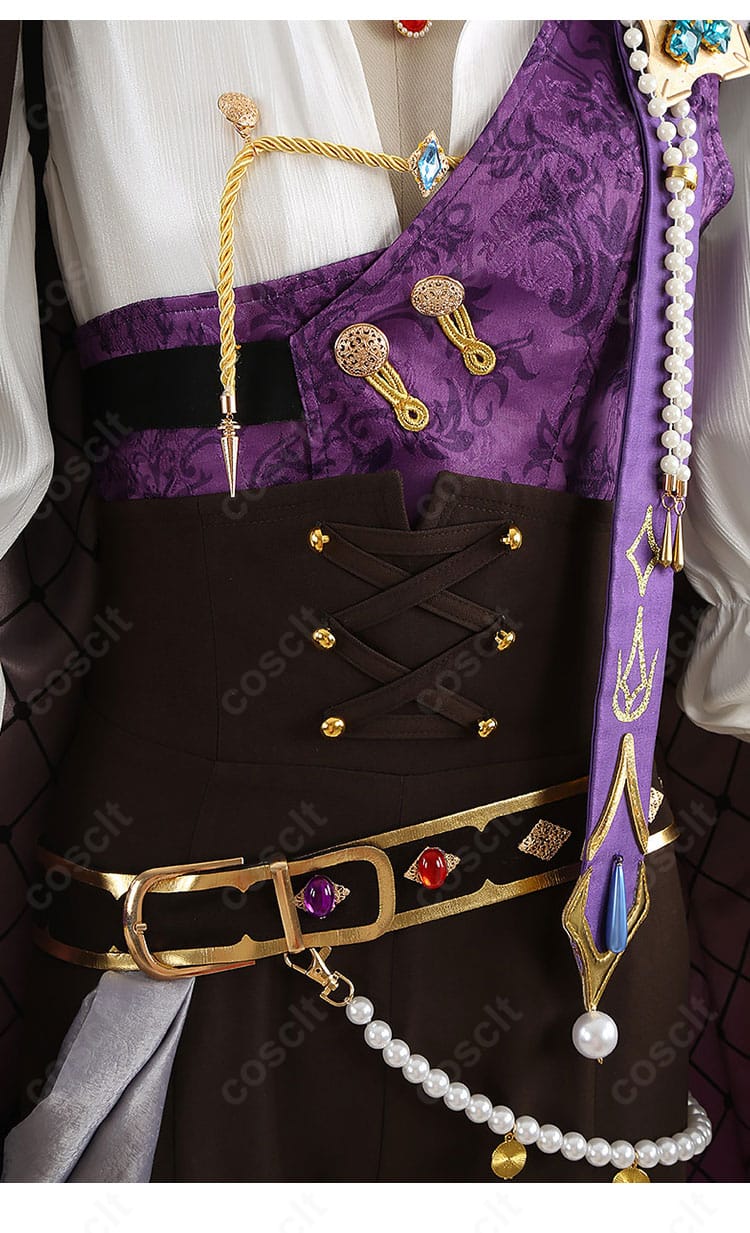 衣襟部分の装飾アップ（ジャガード生地と縁取り）