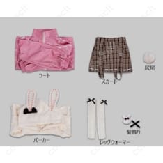 プロセカ 鳳えむ/草薙寧々 おさんぽうさちゃんコーデ 高再現で可愛い上品な着こなし - 5枚目の画像（サムネイル）