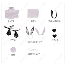 勝利の女神:NIKKE ブラン 逆バニー コスプレ｜高再現×着心地で撮影映え - 5枚目の画像（サムネイル）