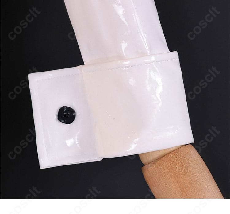 ブラン 逆バニー衣装 袖口装飾の近接ディテール