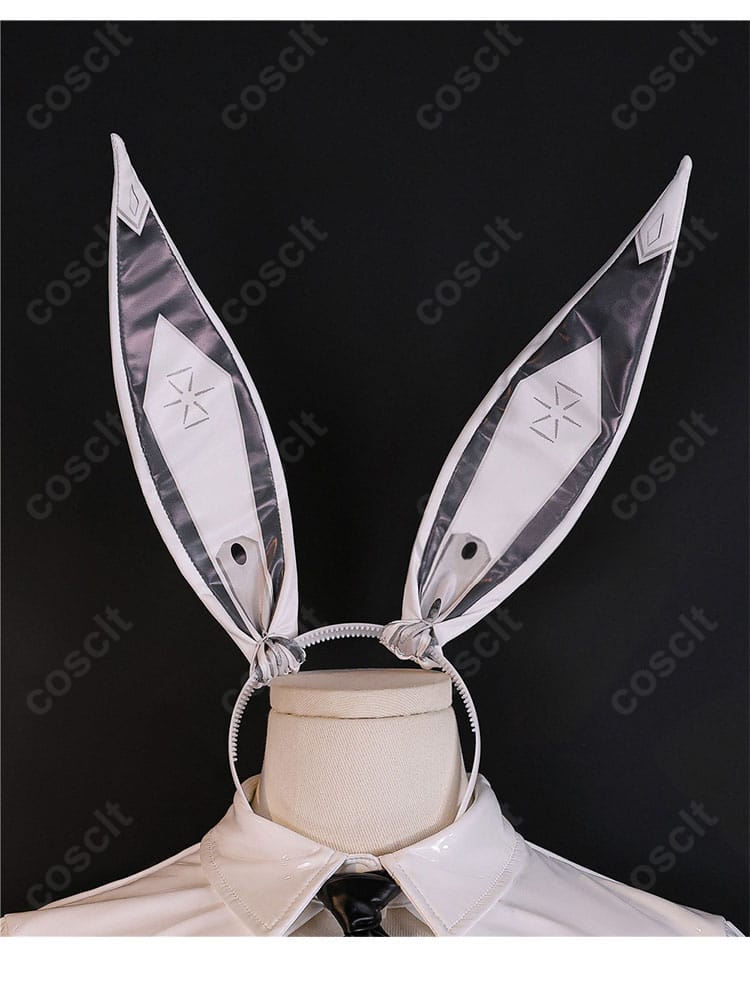 ブラン 逆バニー衣装 うさ耳カチューシャのディテール