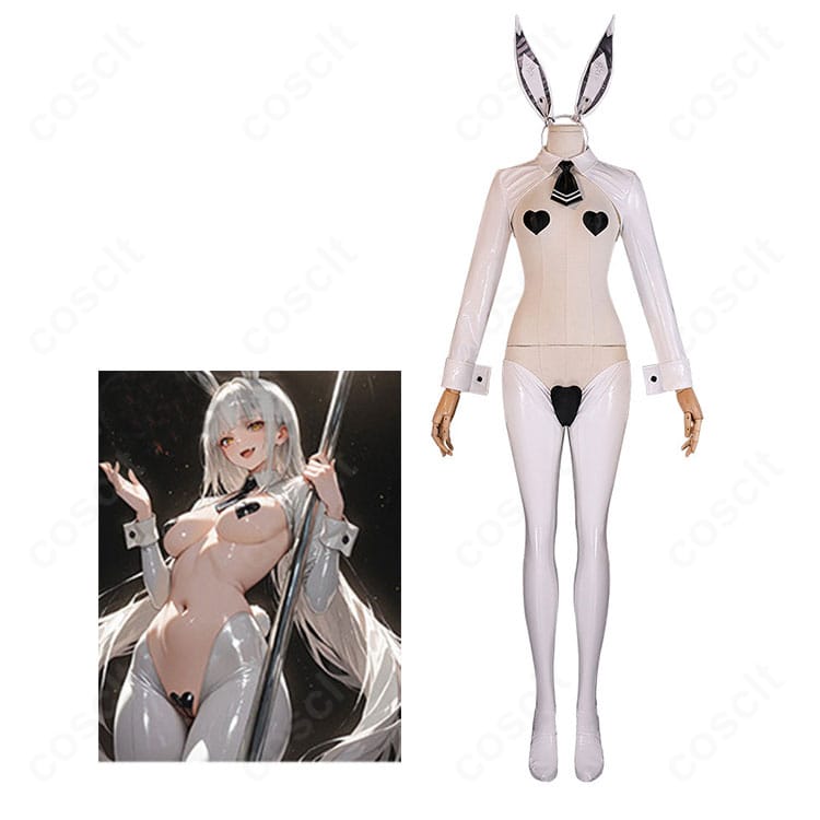 勝利の女神：NIKKE ブラン 逆バニー衣装を着用した全身イメージ写真