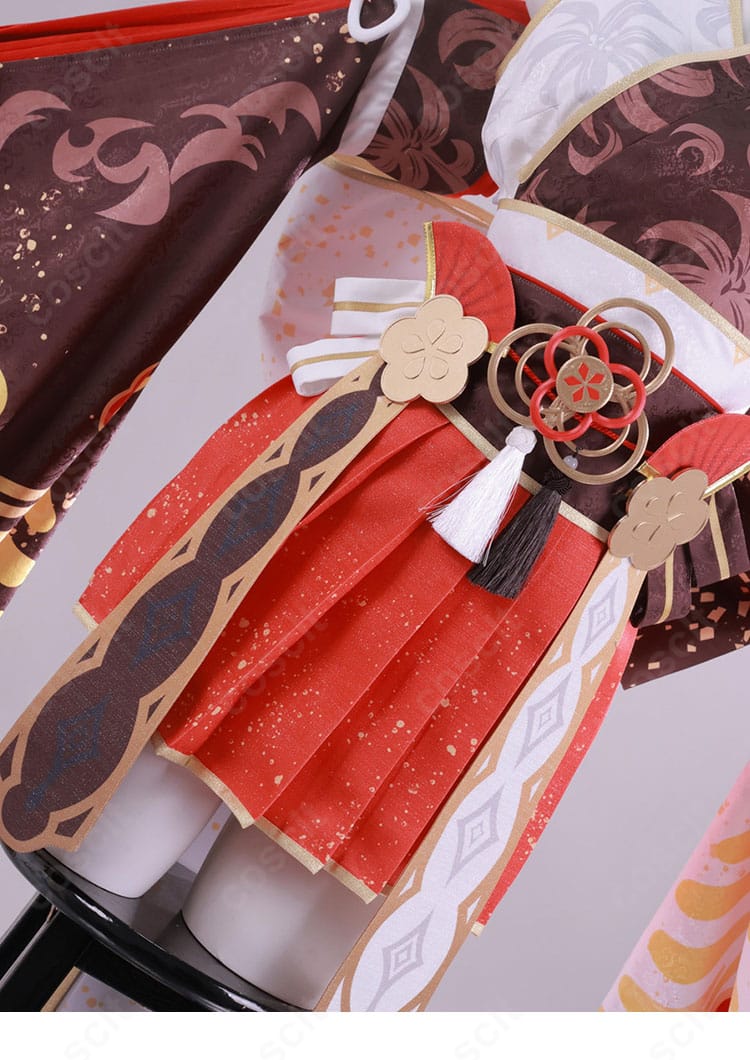 百鬼あやめ衣装 スカート装飾の柄表現と縁取り