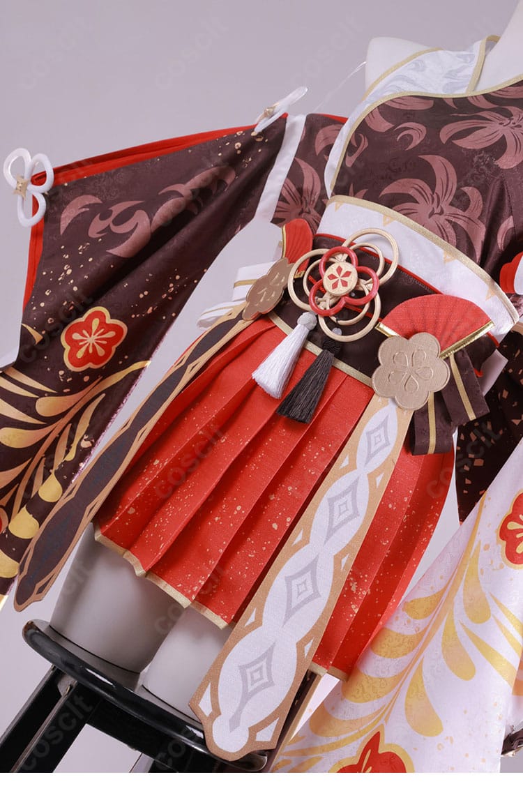 百鬼あやめ衣装 腰飾りの造形と固定ベルトの構造