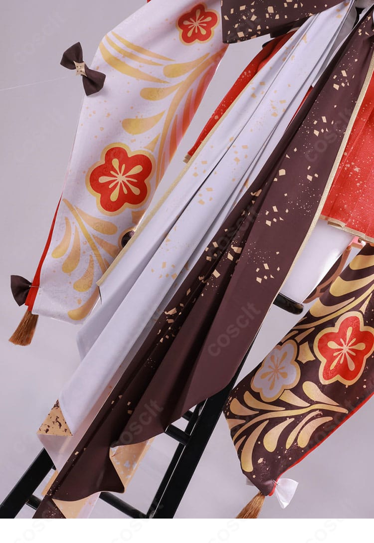 百鬼あやめ衣装 裾まわりの装飾パターンと縫製