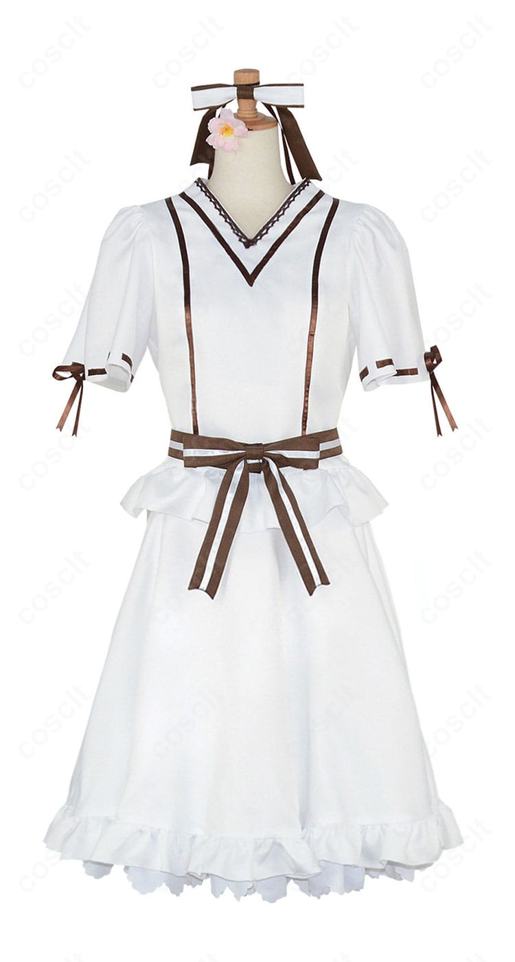 松浦果南「夢の舞台 覚醒後」衣装の正面全体カット（トップス・スカート・ベルト）