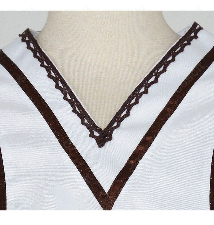 松浦果南衣装の襟元・ネック装飾ディテールのアップ