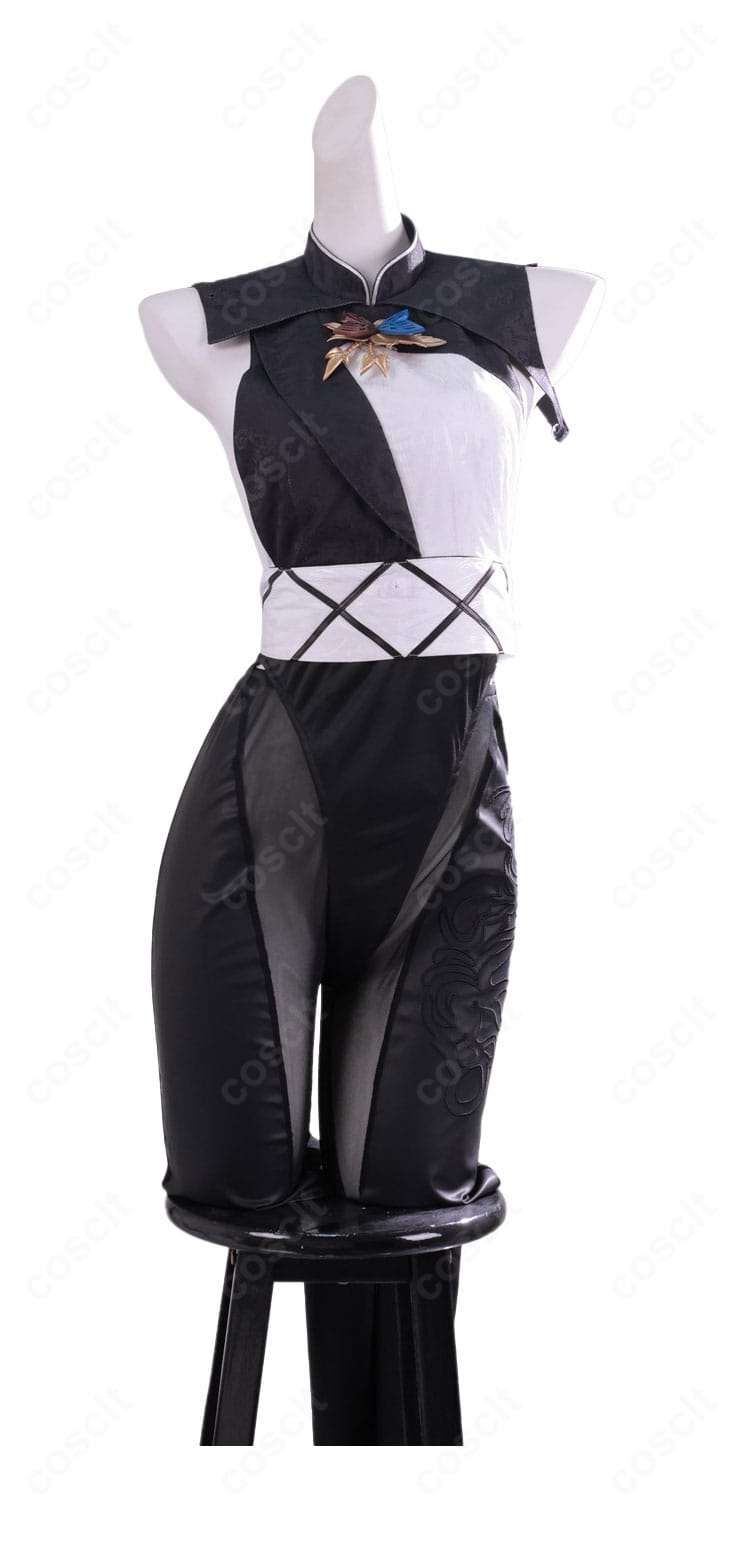 インナー上衣の正面デザインと縫製ディテール