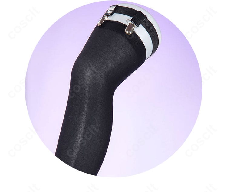 キャットラビング衣装の太もも飾り・靴下の細部