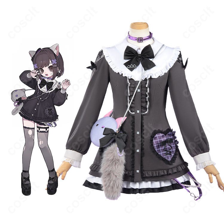 東雲絵名 キャットラビング衣装を着用した全身コーデのイメージ画像