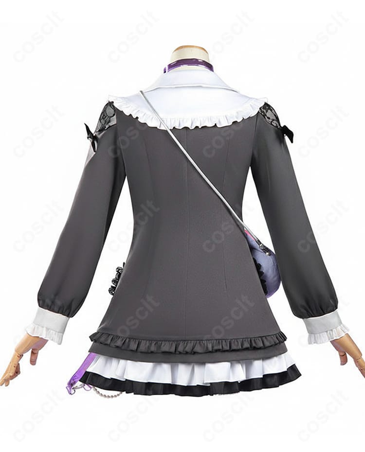 東雲絵名 キャットラビング衣装の背面ディテール