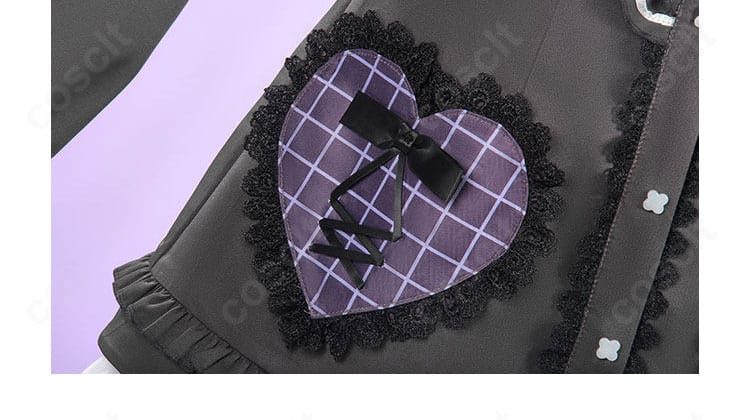 キャットラビング衣装のハートモチーフ装飾ディテール