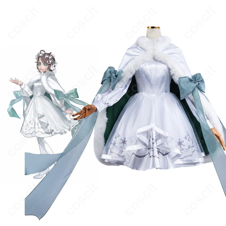 第五人格 庭師（エマ・ウッズ）コスプレ衣装を着用した全身イメージ。マントとワンピースのレイヤードが映えるカット