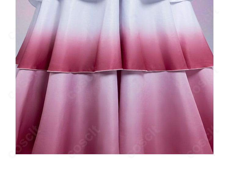 背面のグラデーション装飾ディテール。色の遷移と生地表情を捉えた接写