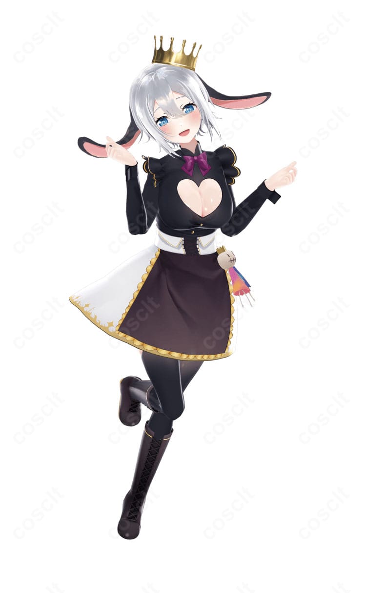 COSCLT製 あおぎり高校 山黒音玄 初期衣装コスプレを着用した全身人物イメージ