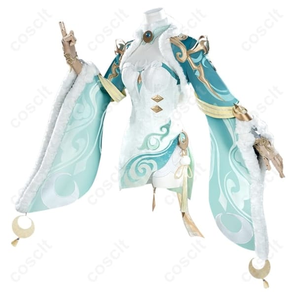 原神 茲白（白馬仙人）衣装一式 高再現で撮影映え、快適な着用感