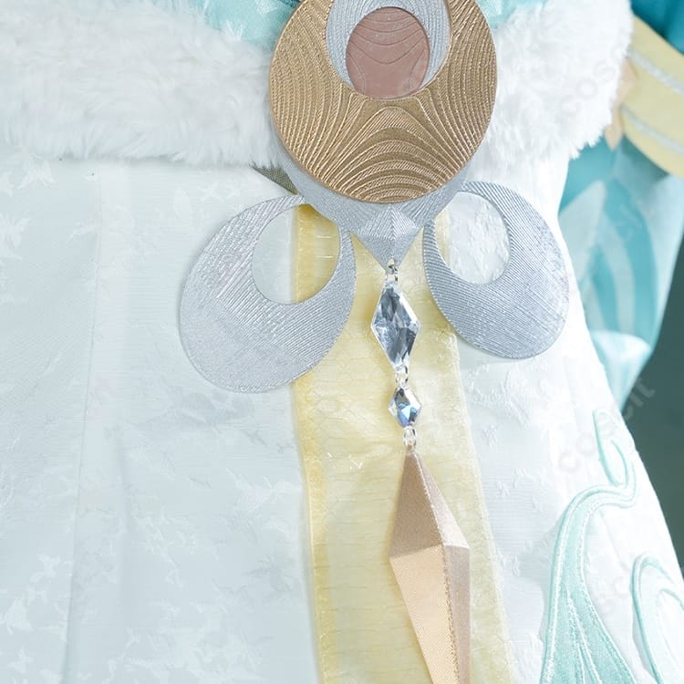 原神 茲白（白馬仙人）衣装一式 高再現で撮影映え、快適な着用感 - 3枚目の画像