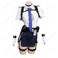 NIKKE D キラーワイフ／シークレットポリス風 高再現コスプレ衣装一式 - 3枚目の画像（サムネイル）