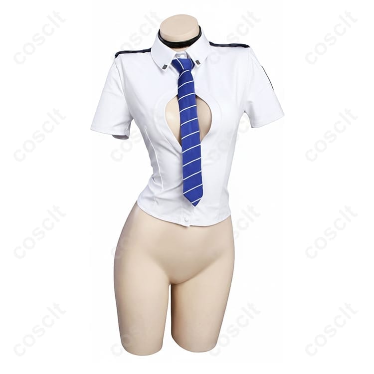 NIKKE D キラーワイフ／シークレットポリス風 高再現コスプレ衣装一式 - 6枚目の画像