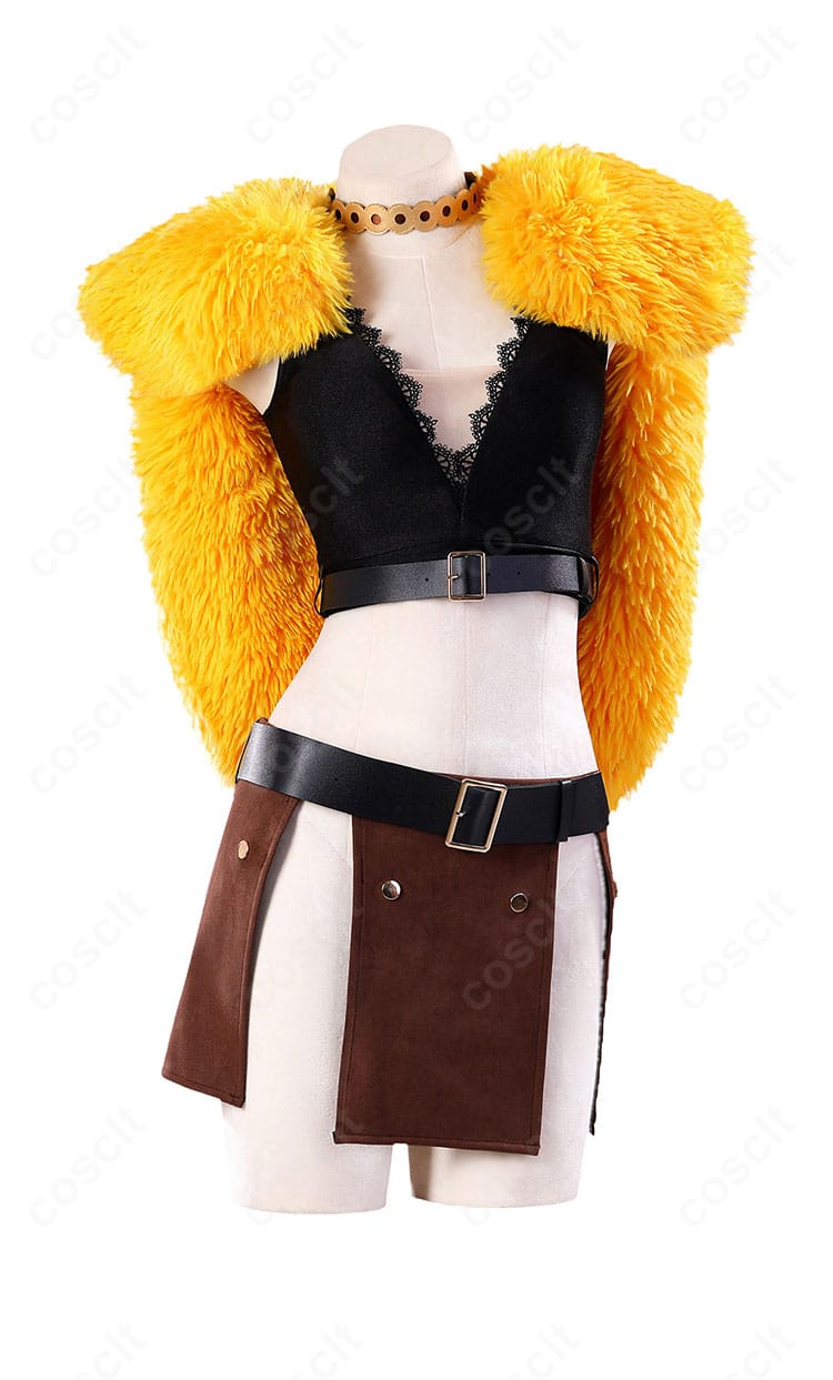 ONE PIECE ナミ エルバフ編衣装の正面全体。トップスとスカートのシルエットが分かる構図。