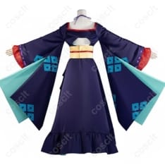 COSCLT 和風ファンタジー紫ドレス｜高発色で撮影映え、長時間も快適なコスプレ衣装 - 4枚目の画像（サムネイル）