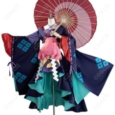 COSCLT 和風ファンタジー紫ドレス｜高発色で撮影映え、長時間も快適なコスプレ衣装 - 3枚目の画像（サムネイル）