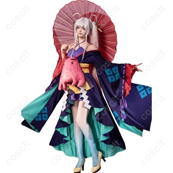 COSCLT 和風ファンタジー紫ドレス｜高発色で撮影映え、長時間も快適なコスプレ衣装