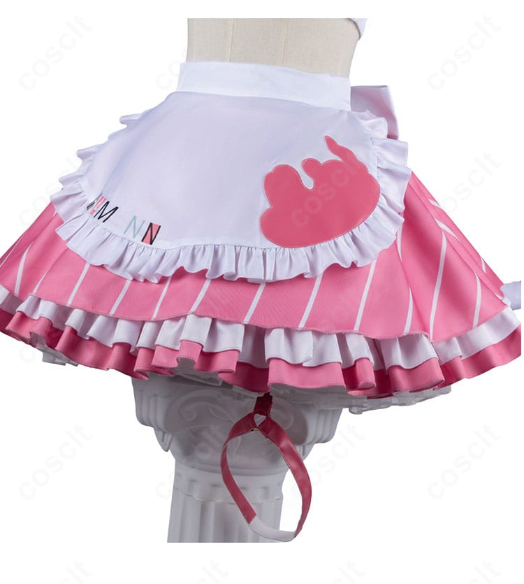 スカートフリルと裾装飾のディテール(美味しい魔法メイド)