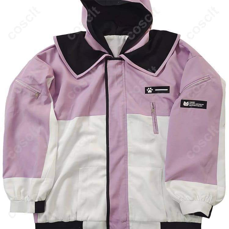 ブルーアーカイブ 才羽モモイ/ミドリ デカグラマトン編 防寒コート｜かわいい×落ち着き、長時間イベントも快適 - 3枚目の画像