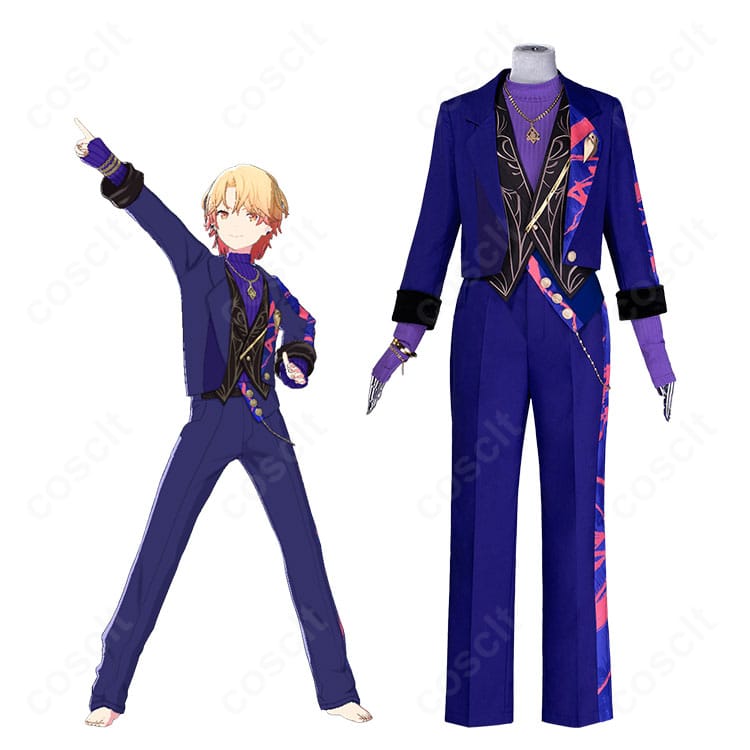 天馬司［絶望に潜る］ライブ衣装を着用した全身イメージ。コートとアクセサリーの質感が分かる人物写真。