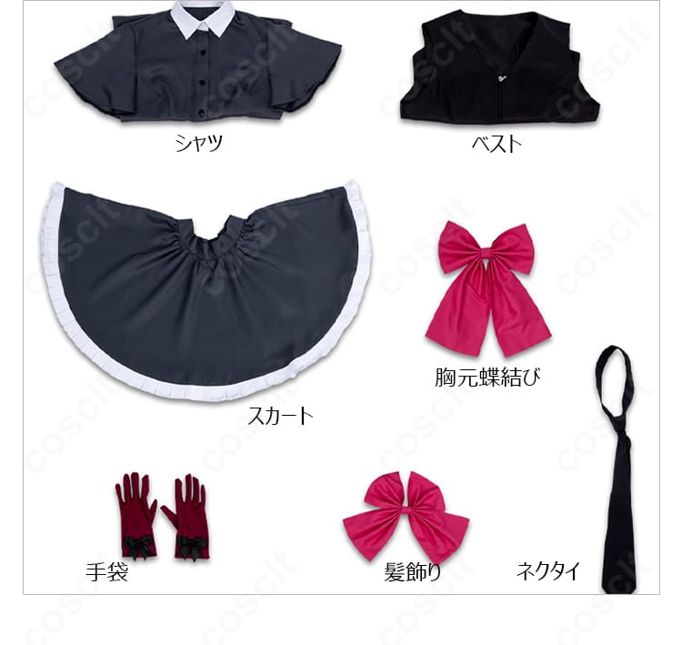 推しの子 星野ルビー 第3期衣装 7点セット内容のレイアウト一覧