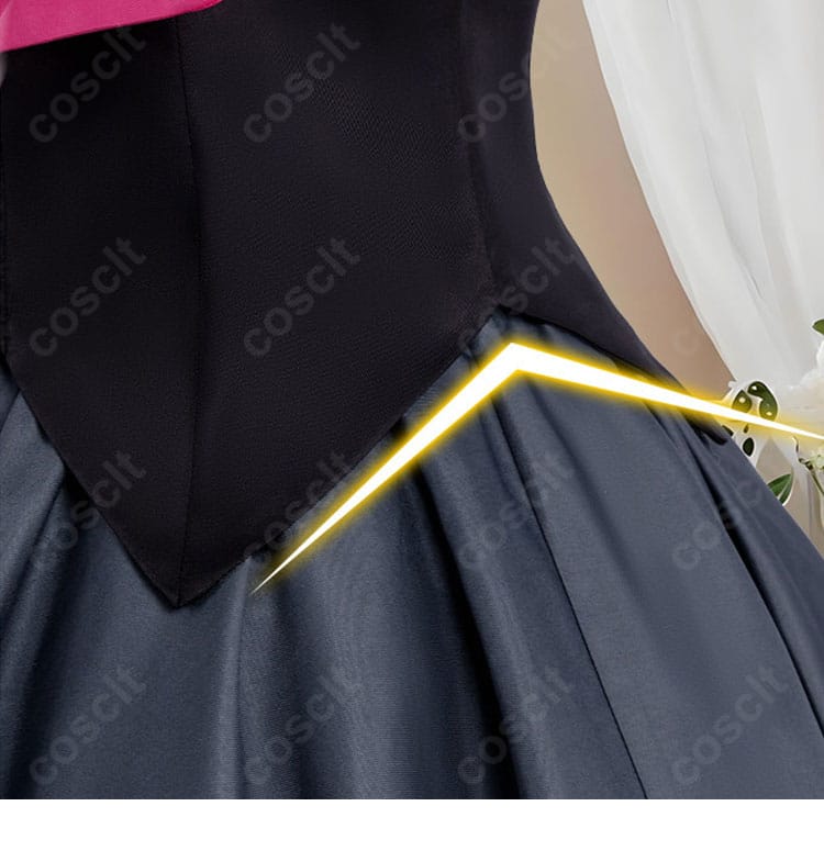 推しの子 星野ルビー 第3期衣装 ベストのウエスト周り装飾と縫製アップ