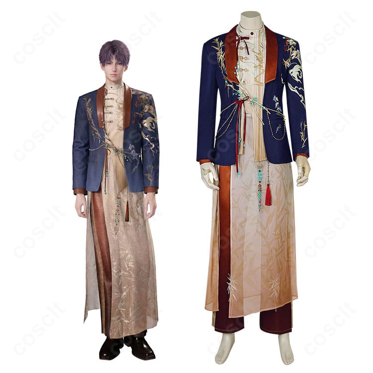 恋と深空 陽を映す霞 共通衣装をモデルが着用した全身コーディネート画像